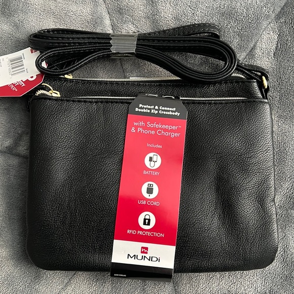 Handbags - NWT Mundi Black Satchel